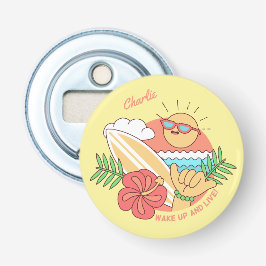 Summer Surfer individuelle Name Flaschenöffner