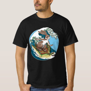 Summer Surfing - Illustration über Schildkröten un T-Shirt