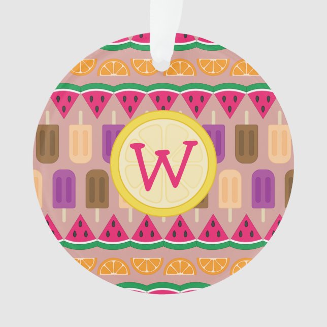 Summer Süßigkeiten Akrylenschmuck Ornament (Vorderseite)