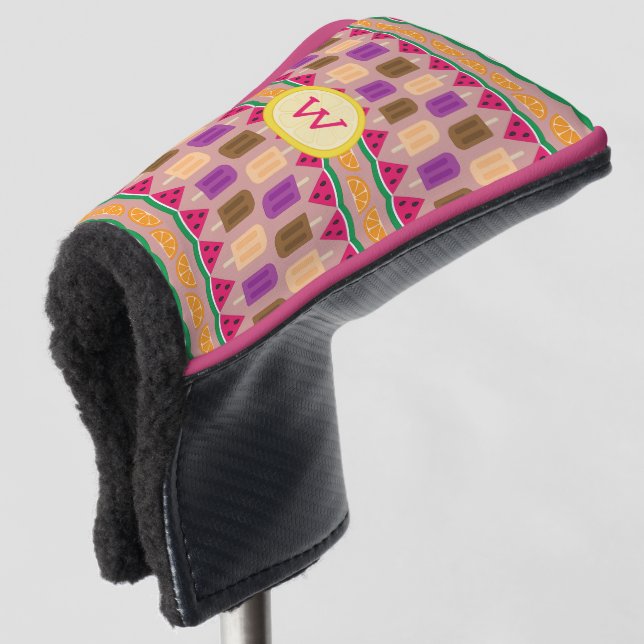 Summer Süßigkeiten Putter Cover Golf Headcover (3/4 Vorderseite)