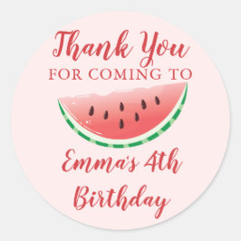 Summer Sweet Watermelon Danke an Stickers
