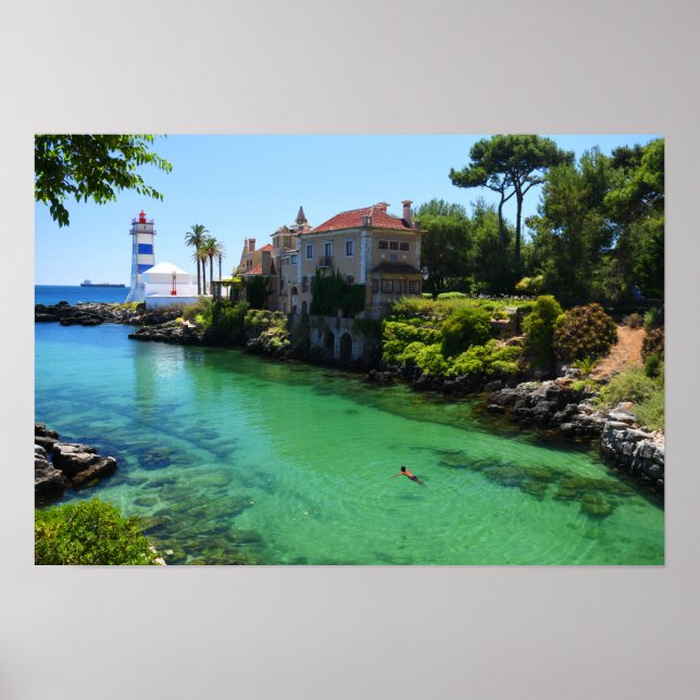 Summer Swim Cascais, Portugal Poster (Vorne)