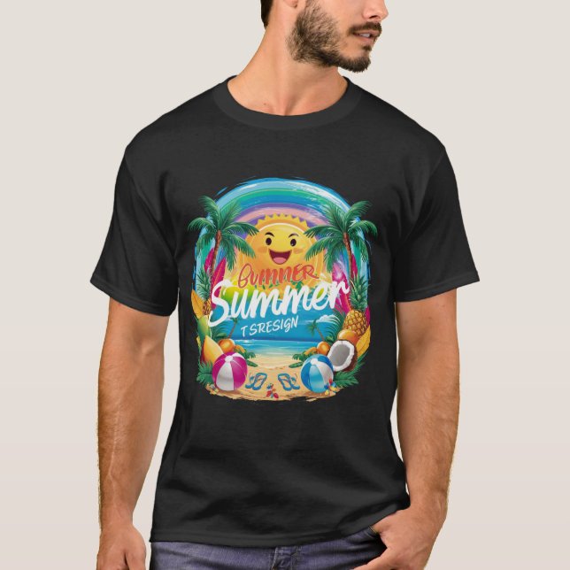 Summer T - Shirt Design Bundle,Sommersurfen (Vorderseite)