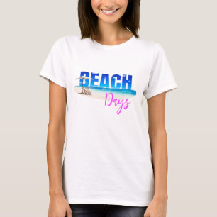 Summer T - Shirts Beach Lässig Ladys