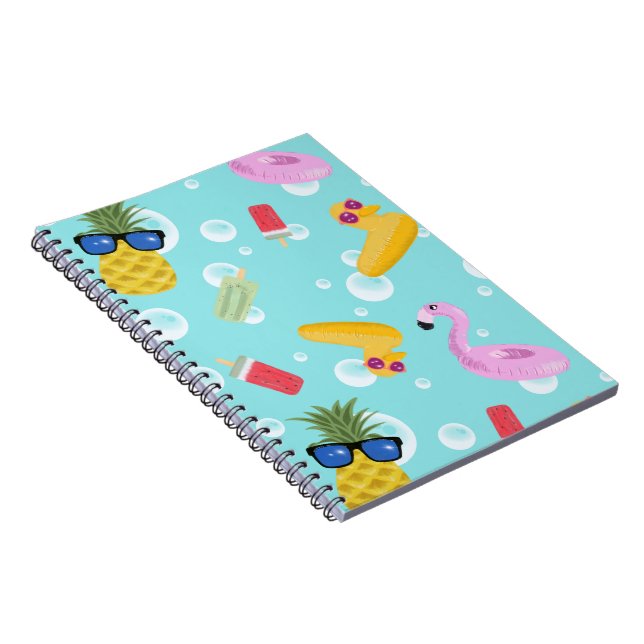 Summer Theme Notebook Notizblock (Rechte Seite)