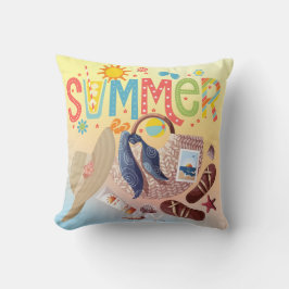 Summer Throw Kissen