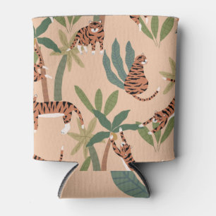 Summer Tigers Palm Trees Exotic Dosenkühler