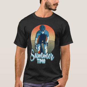Summer Time Bicycle Liebe A Biking Biker Bi T-Shirt