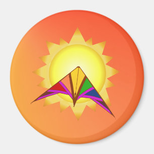 Summer Time Kite Magnet