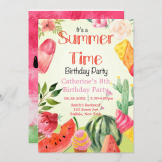 Summer Time Watermelon Geburtstagsparty