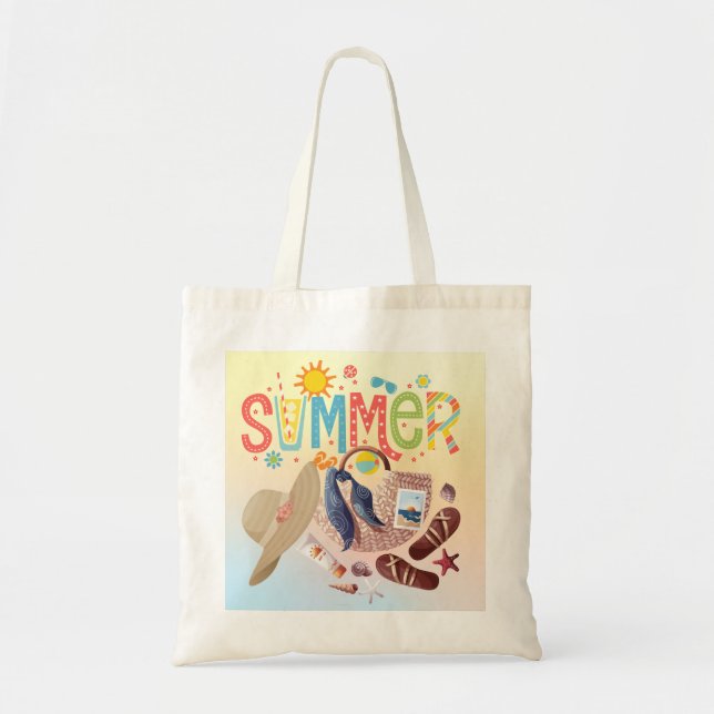 Summer Tote Bag Tragetasche (Vorne)