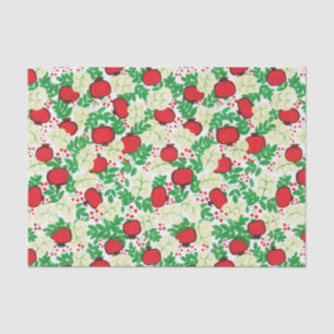 Summer Tropical Fruit Blätter Natural Seidenpapier