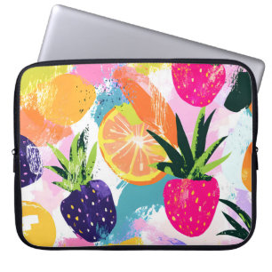 Summer Tropical Fruit Fiesta Laptopschutzhülle