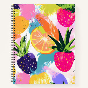 Summer Tropical Fruit Fiesta Notizbuch