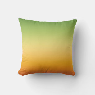 Summer Tropical Gradient Orange Lemon Limon Ombre Kissen