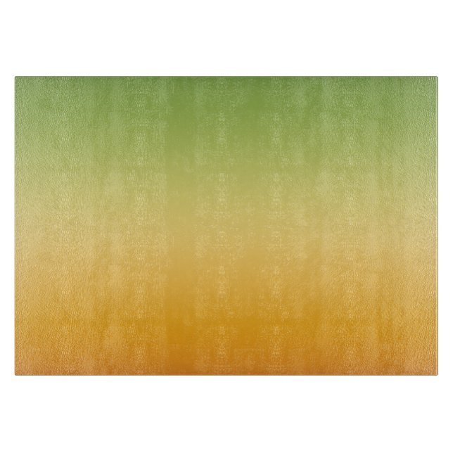 Summer Tropical Gradient Orange Lemon Limon Ombre Schneidebrett (Vorderseite)
