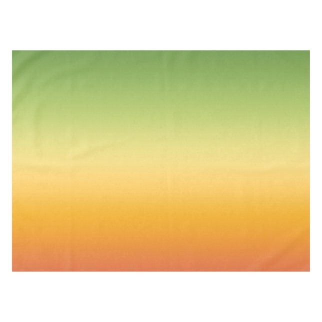 Summer Tropical Gradient Orange Lemon Limon Ombre Tischdecke (Vorderseite (Horizontal))