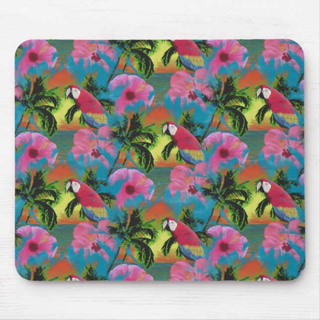 Summer Tropical Sunset Beach Mousepad (Vorne)