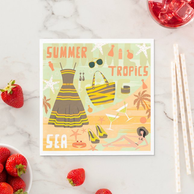 Summer Tropics Serviette (Von Creator hochgeladen)