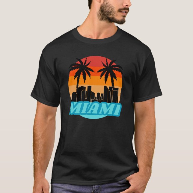 Summer Tshirt - Miami City ! (Vorderseite)
