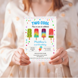 Summer Two Cool Popsität 2. Geburtstag Party Einladung