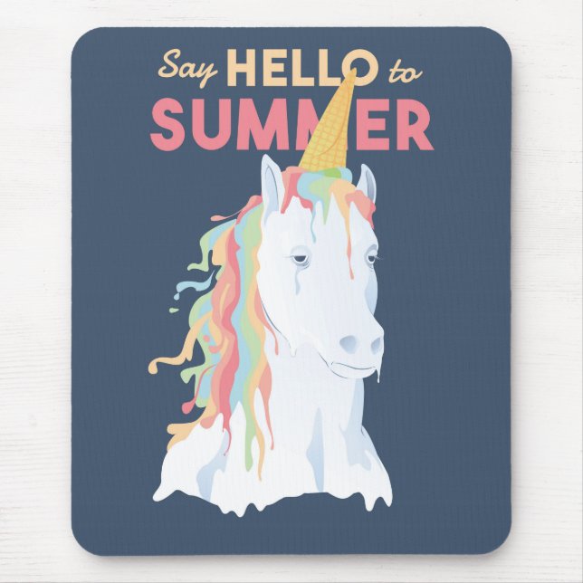Summer Unicorn Mousepad (Vorne)