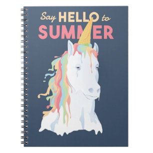 Summer Unicorn Notizblock