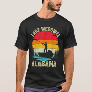 Summer Vacation Fishing Vintage Retro Alabama Wedo T-Shirt