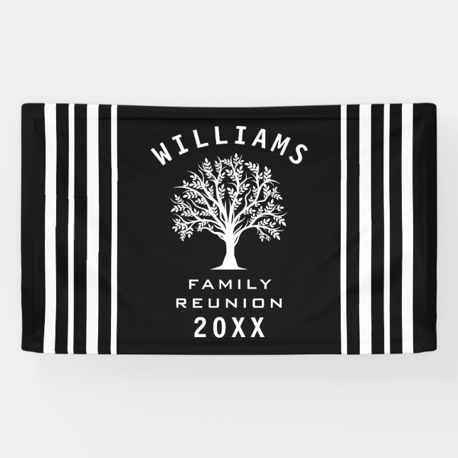 Summer Vacation Road Trip Cool Tree Family Wieders Banner (Horizontal)