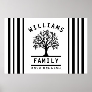 Summer Vacation Road Trip Family Wiedersehen Tree Poster