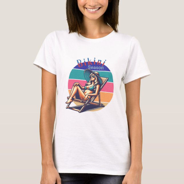 Summer Vibe Design T-Shirt (Vorderseite)