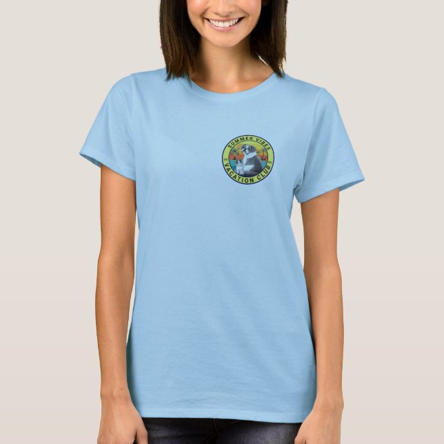 Summer Vibe Vacation CLub T-Shirt (Vorderseite)