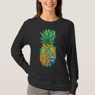 Summer Vibes Ananas Sonnenbrille Wave Cool Tropic T-Shirt