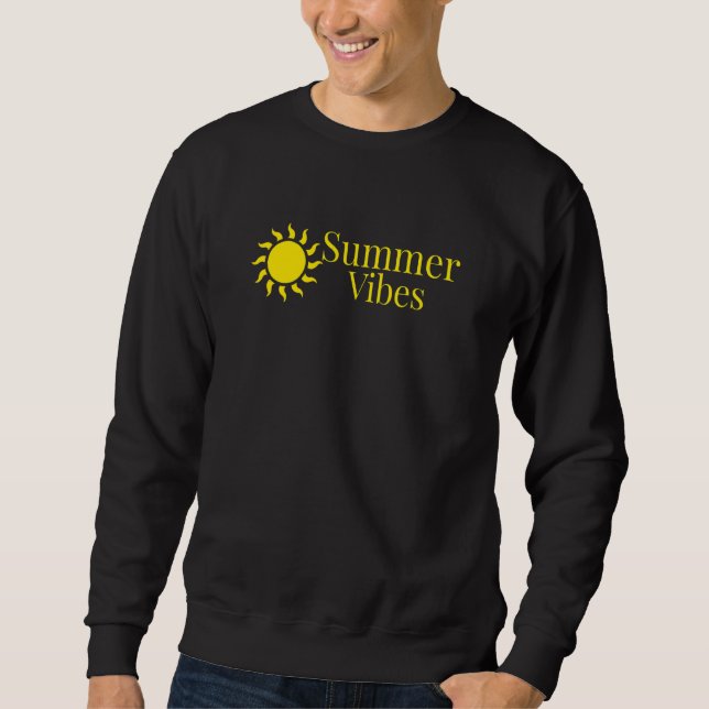 Summer Vibes Beach Sommerurlaub Sweatshirt (Vorderseite)