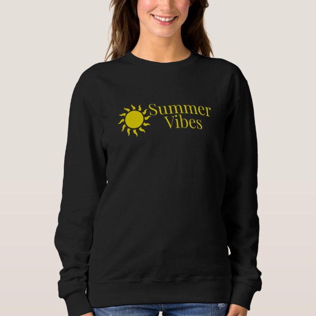 Summer Vibes Beach Sommerurlaub Sweatshirt (Vorderseite)