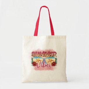 Summer Vibes Beach Tote Bag Hallo Sommer Tragetasche