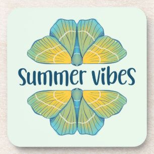 Summer Vibes Butterfly Getränkeuntersetzer