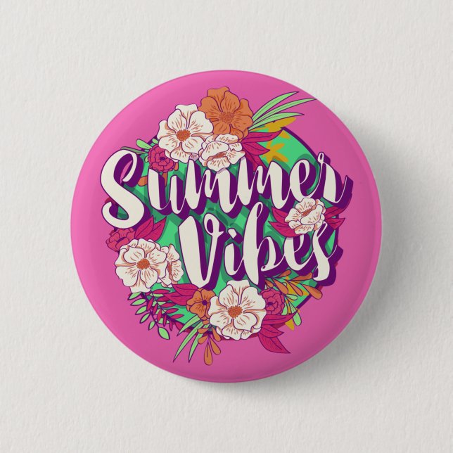 Summer Vibes Button (Vorderseite)