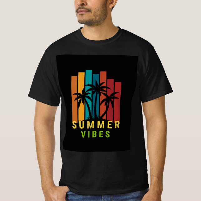 Summer Vibes - Chill in Style T-Shirt (Vorderseite)
