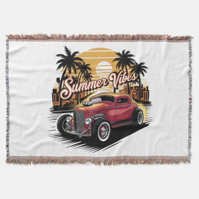 Summer Vibes Classic Car Decke (Vorderseite)