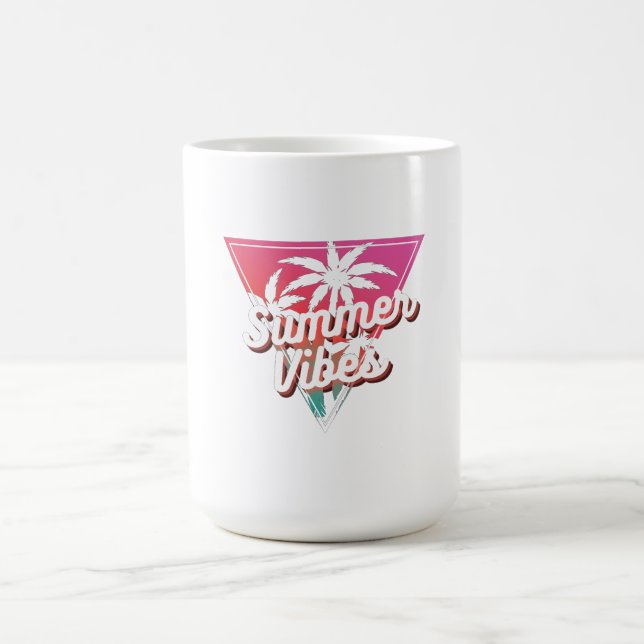 Summer Vibes Coffee Tasse - Tropical Beach Style (Mittel)