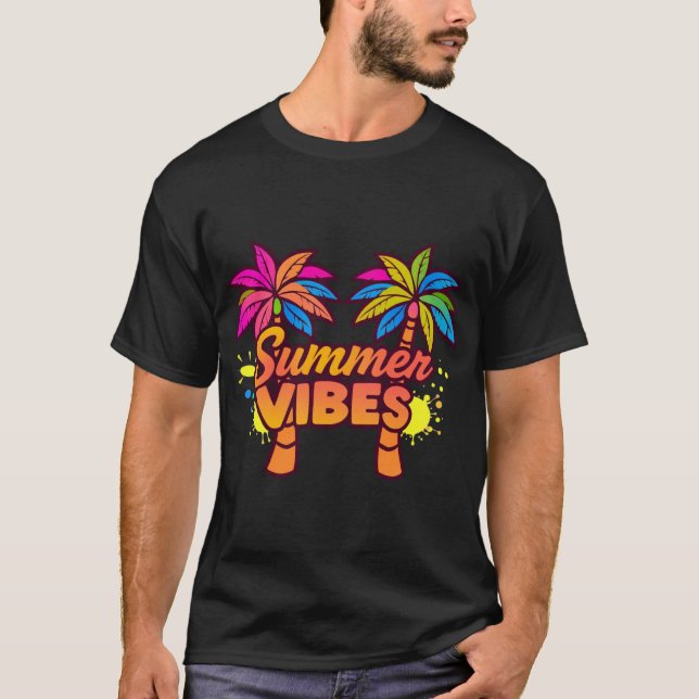 Summer Vibes Collection: Spaß & Fresh Saisonale Ge T-Shirt (Vorderseite)