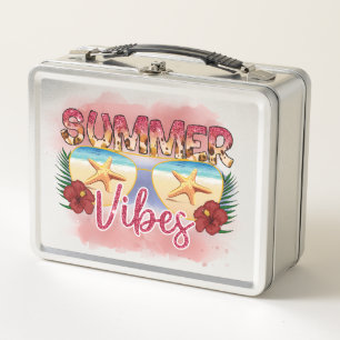 Summer Vibes   Design der Sonnenbrillen an der Küs Metall Brotdose