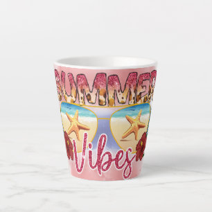 Summer Vibes Design der Sonnenbrillen an der Küs Milchtasse