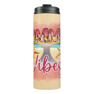 Summer Vibes Design der Sonnenbrillen an der Küs Thermosbecher