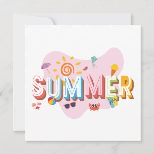 Summer Vibes Einladung