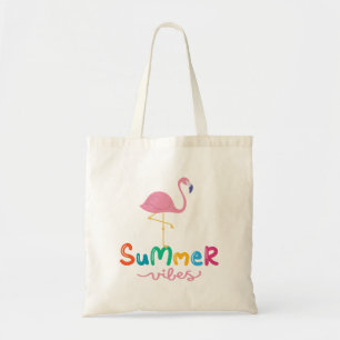 Summer Vibes Flamingo Women's Tragetasche
