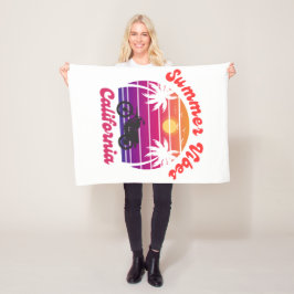 Summer Vibes Fleecedecke