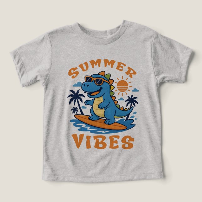 Summer Vibes, Fun Dinosaur Kinder (Design Vorderseite)