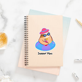 Summer Vibes Funny Sloth Aufkleber